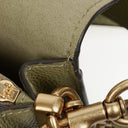Coach Pebbled Leather Moss Green Tabby Shoulder Bag