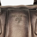 Prada Vitello Daino Antik Piombo Handbag