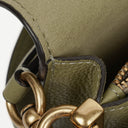 Coach Pebbled Leather Moss Green Tabby Shoulder Bag