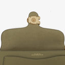 Coach Pebbled Leather Moss Green Tabby Shoulder Bag