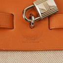Hermes Herbag Natural Toile Vache Hunter MM 2 In 1 Bag