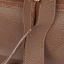 Gucci Vintage Brown Suede and Leather Bamboo Backpack