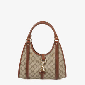 Gucci Jackie Bardot GG Supreme Shoulder Bag