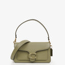 Coach Pebbled Leather Moss Green Tabby Shoulder Bag