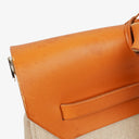 Hermes Herbag Natural Toile Vache Hunter MM 2 In 1 Bag