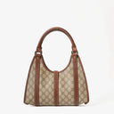 Gucci Jackie Bardot GG Supreme Shoulder Bag