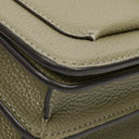 Coach Pebbled Leather Moss Green Tabby Shoulder Bag