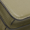 Coach Pebbled Leather Moss Green Tabby Shoulder Bag
