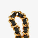Chanel Coco Mark Leather Chain Belt