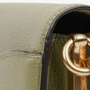 Coach Pebbled Leather Moss Green Tabby Shoulder Bag