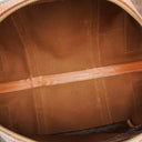 Celine Vintage Macadam Triomphe Brown Travel Bag