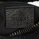 Gucci Black Monogram Canvas and Leather Hobo Shoulder Bag