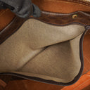 Celine Vintage Macadam Triomphe Brown Travel Bag