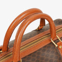 Celine Vintage Macadam Triomphe Brown Travel Bag