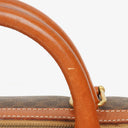 Celine Vintage Macadam Triomphe Brown Travel Bag