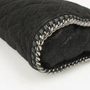 Stella McCartney Falabella Mini Tote Black Vegan Shaggy Deer Fold Over Bag