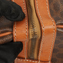 Celine Vintage Macadam Triomphe Brown Travel Bag