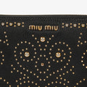 Miu Miu Madras Lux Borc Nero Leather Wallet