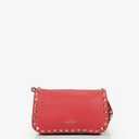 Valentino Garavani Tri-Color Leather Rockstud Flip Lock Flap Bag