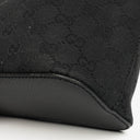 Gucci Black Monogram Canvas and Leather Hobo Shoulder Bag