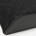Gucci Black Monogram Canvas and Leather Hobo Shoulder Bag