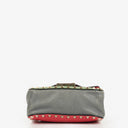 Valentino Garavani Tri-Color Leather Rockstud Flip Lock Flap Bag