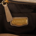 Miu Miu Vitello Lux Neutral Large Bow Satchel Bag
