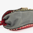 Valentino Garavani Tri-Color Leather Rockstud Flip Lock Flap Bag