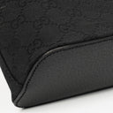 Gucci Black Monogram Canvas and Leather Hobo Shoulder Bag