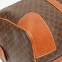 Celine Vintage Macadam Triomphe Brown Travel Bag