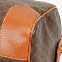 Celine Vintage Macadam Triomphe Brown Travel Bag