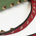 Valentino Garavani Tri-Color Leather Rockstud Flip Lock Flap Bag