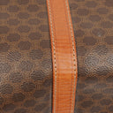 Celine Vintage Macadam Triomphe Brown Travel Bag