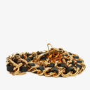 Chanel Coco Mark Leather Chain Belt