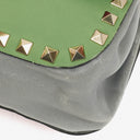 Valentino Garavani Tri-Color Leather Rockstud Flip Lock Flap Bag