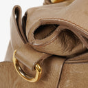 Miu Miu Vitello Lux Neutral Large Bow Satchel Bag