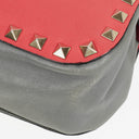 Valentino Garavani Tri-Color Leather Rockstud Flip Lock Flap Bag