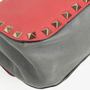 Valentino Garavani Tri-Color Leather Rockstud Flip Lock Flap Bag