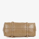 Miu Miu Vitello Lux Neutral Large Bow Satchel Bag