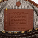 Coach Dark Brown/Maple Glossy Leather Juliet 25 Shoulder Bag