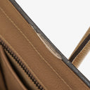 Celine Micro Luggage Leather Beige Tote Bag