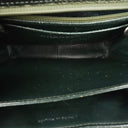 Chanel Velvet Quilted Flap Shoulder Bag Olive Green