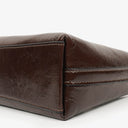 Coach Dark Brown/Maple Glossy Leather Juliet 25 Shoulder Bag