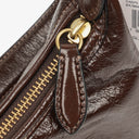 Coach Dark Brown/Maple Glossy Leather Juliet 25 Shoulder Bag