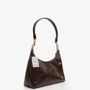 Coach Dark Brown/Maple Glossy Leather Juliet 25 Shoulder Bag