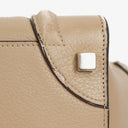 Celine Micro Luggage Leather Beige Tote Bag