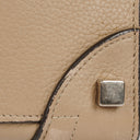 Celine Micro Luggage Leather Beige Tote Bag