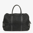 Prada Black Nylon Viaggio Nero Leather Travel Bag
