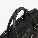 Prada Black Nylon Viaggio Nero Leather Travel Bag