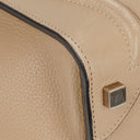 Celine Micro Luggage Leather Beige Tote Bag